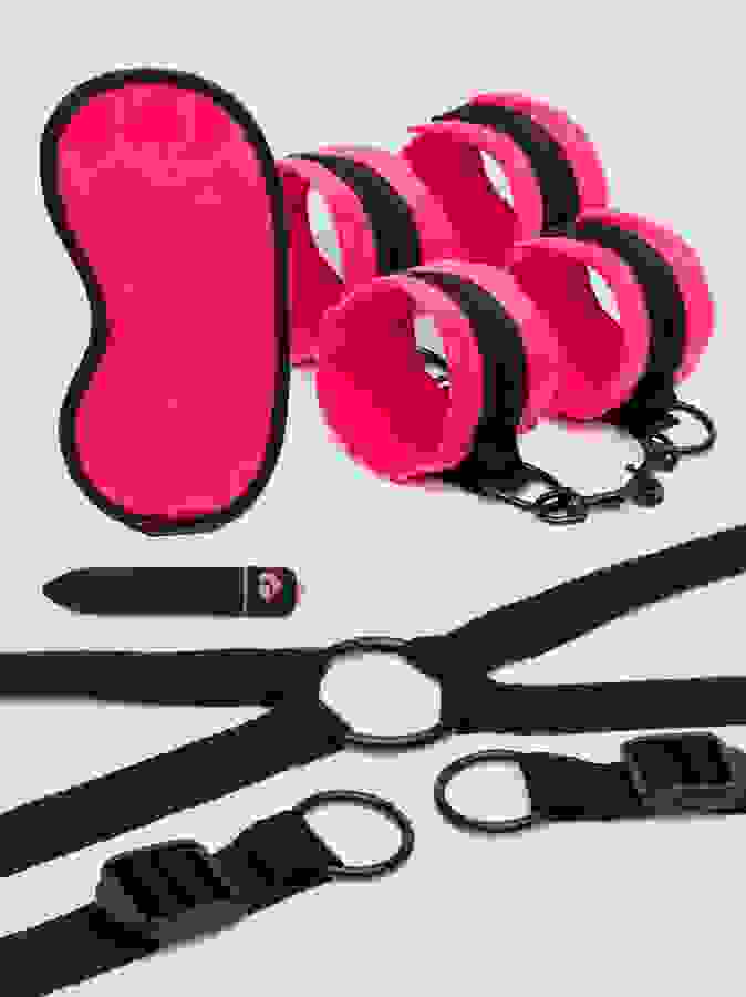 Tracey Cox Supersex Bondage and Toy Kit (4 Piece), Pink, hi-res